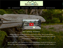 Tablet Screenshot of ministryhaven.com